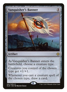 MTG - 1 x Vanquisher's Banner - Rare Artifact - Ixalan (XLN) - M/NM - Picture 1 of 1