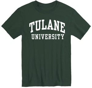 Tulane University Green Wave Short Sleeve Adult Unisex T-Shirt, Classic, Hunt... - Picture 1 of 5