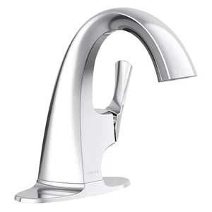 Kohler Transitional Single-Control Kitchen Faucet Polished Chrome Finish - Picture 1 of 5