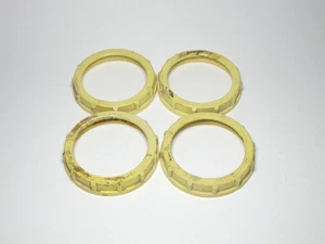 *Lot of 4* 3-1/2" Conduct Insulated Throat Bushing 105°C Yellow - Picture 1 of 7