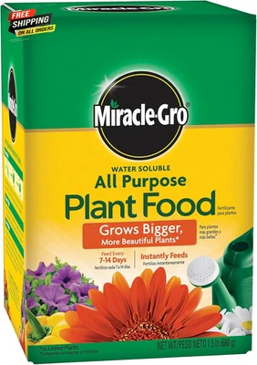 Alimento vegetal soluble en agua para todo uso, para todas las plantas de interior o exterior, rosas Foto 1 de 4