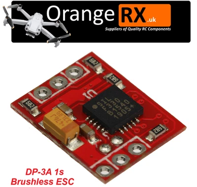DP-3A Micro Brushless Drehzahlregler 1S 3A Regler - orangeRX - UK - Bild 1 von 4