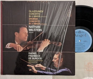 Angel S-36011 Glazounov/Dvorak VIOLIN CONCERTOS Nathan Milstein SHRINK stereo LP - Picture 1 of 6