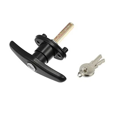  1 juego de manijas en T de bloqueo de tapa de camioneta para camioneta pickup tapa cámper carcasa manijas en T  Foto 1 de 4