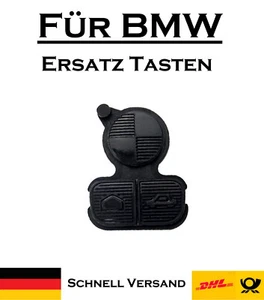 1x Ersatz Gummi Tasten für BMW 3 Tasten Fernbedienung - Gummiknöpfe Tasten KS23 - Picture 1 of 4