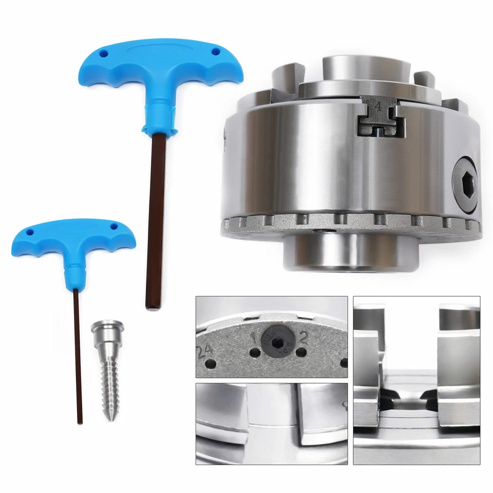 OCASAMI 4 Backen Spannfutter Backenfutter Drechsel M33 Drechselfutter Drechselbank Satz