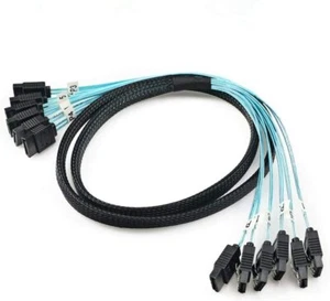 High Speed 6Gbps 6pcs/Set Sata 6 SATA Cable for Server Hard Disk Data Cable - Picture 1 of 12