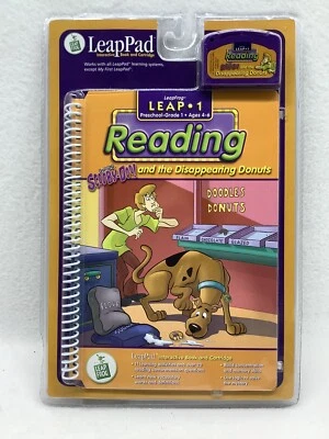 New Leap Frog LeapPad Scooby Doo! and the Disappearing Donuts Book & Cartridge - Image 1 of 2