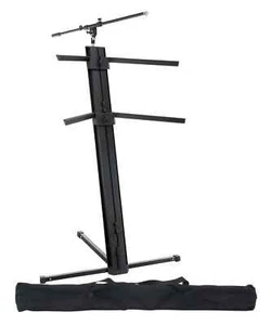 Supporto Stand Tastiera Pianoforte Braccio Microfono Custodia Set Professionale - Foto 1 di 9