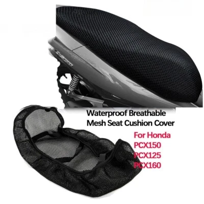 For Honda PCX150 PCx125 Motorcycle Waterproof Breathable Mesh Seat Cushion Cover - Image 1 of 4