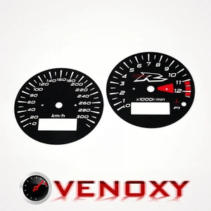 Suzuki TL 1000R KM/H Aftermarket Instrument Cluster Black Gauge Faces - Bild 1 von 1