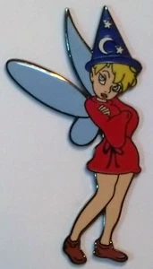 Disney Fantasía Halloween Campanilla Usando Sombrero de Hechiceros Sexy Prendedor LE 333 RARO - Imagen 1 de 1