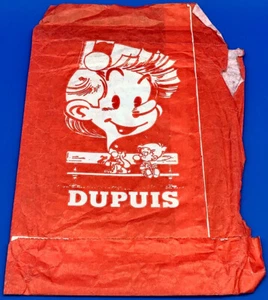 ROBA BOULE ET BILL ET SPIROU SACHET PAPIER PUBLICITAIRE ANNÉES 70 - Picture 1 of 2