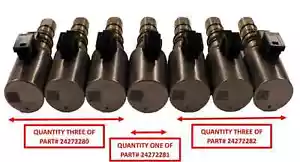 2014-2023 GM 8L90 8L45 8L50 Transmission Valve Body Solenoid Set NEW OEM - Picture 1 of 6