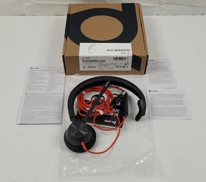 Poly Blackwire 3310 Monaural USB-C Headset Plus Adapter 8X215AA - Picture 1 of 5
