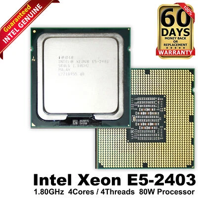 Dell Intel Xeon E5-2403 4-Core 1.8GHz 10MB Cache 80W LGA1356 Server CPU SR0LS - Image 1 of 4