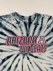 Arizona Wildcats Tie Dye T Shirt Adult Medium Unisex Cotton