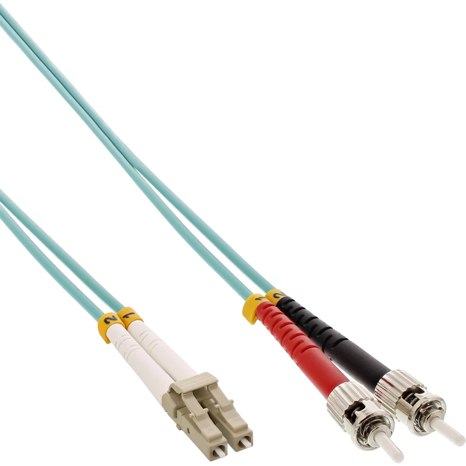 InLine LWL Duplex Kabel Lc/st 50/125µm Om3 0 5m