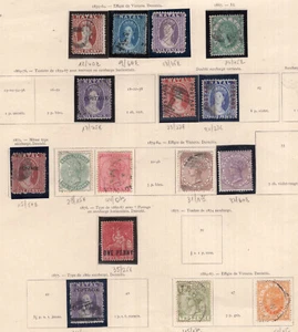 BRITISH NATAL LOT, CV YVERT 495 EUROS, MH - USED - Picture 1 of 2