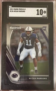 Micah Parsons / #136 Prizm D.P. / Defense Rookie of the Year / SGC 10 Gem-Mint - Picture 1 of 2