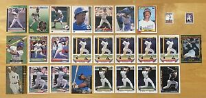Julio Franco Lot Of 26 With Parallels, Inserts, & 1st Editions 1989-1995 NM-MT