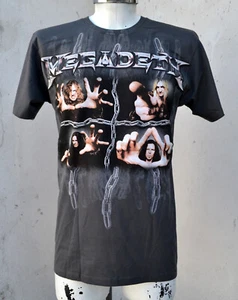 Camicia Megadeth US Tour 2008 NUOVA catene ufficiali grigio nucleare - Foto 1 di 5