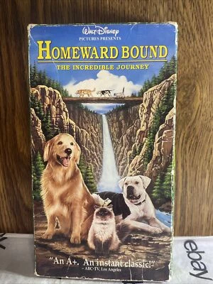 Walt Disney Homeward Bound the Incredible Journey VHS Tape Foto 1 de 4