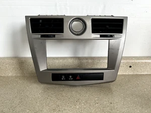 2007 2008 CHRYSLER SEBRING RADIO TRIM BEZEL SILVER OEM - Picture 1 of 3
