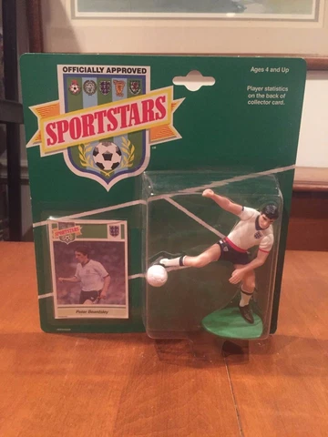 Peter Beardsley England National Team 1989 Sportstars Action Figure Kenner NIB Cover