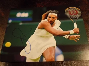 SERENA WILLIAMS AUTOGRAPHED TENNIS 8X10 PHOTO W/COA - Imagen 1 de 2