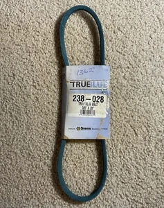 Cinghia a V Stens True Blue 238-028 ricambio originale cinghia rasaerba 3/8" x 28" - Foto 1 di 3