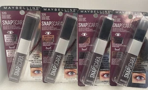 NUEVO (4) MAYBELLINE SNAPSCARA Máscara Lavable Fácil de Encender/Fácil de Apagar -320 CEREZA NEGRA - Imagen 1 de 6