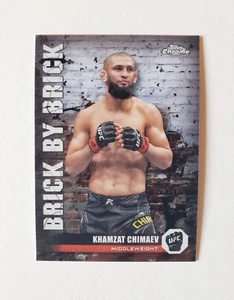 Khamzat Chimaev Insert 2024 Topps Chrome UFC Brick By Brick - Picture 1 of 2