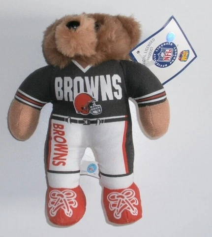 Cleveland Browns Plush Teddy Bear by Good Stuff  7” NEW Cover