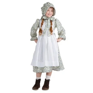 Dress Up America Pioneer Costume for Girls - Colonial Prairie Dress for Kids - Picture 1 of 4