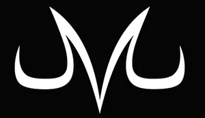 Dragon Ball Z Vegeta Majin 12" WHite Car Truck Decal sticker - Picture 1 of 1