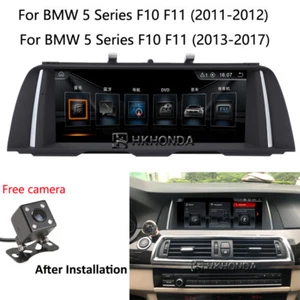 10.25" Android 13 Car GPS Radio navigation BT For BMW 5 Series F10 F11 2011-2017 - Picture 1 of 12