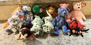 Ty Beanie Babies Lot 12 Some rare and retired! VG Condition - Picture 1 of 13