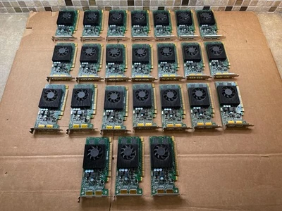 LOTE DE 24 tarjetas gráficas Nvidia GeForce GT 730 2GB DisplayPort HDMI bajo perfil Foto 1 de 4