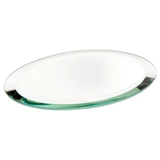 4"x6" Oval Glass Mirror - Perfect for Displaying Cherished Valuables - Lot of 3 - Image 1 of 1