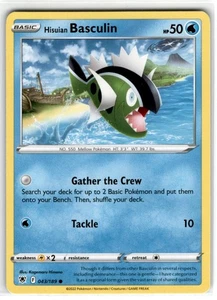 Pokemon Basculin Common Lightly Played LP - Picture 1 of 2
