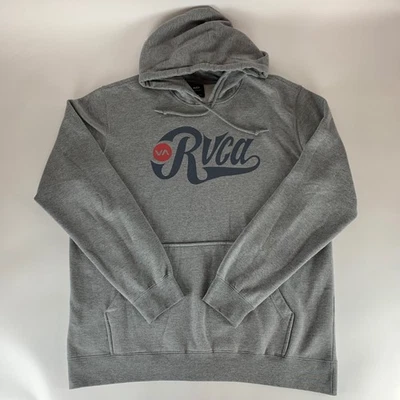 RVCA Gray Pullover Hoodie Mens XL - Image 1 of 4