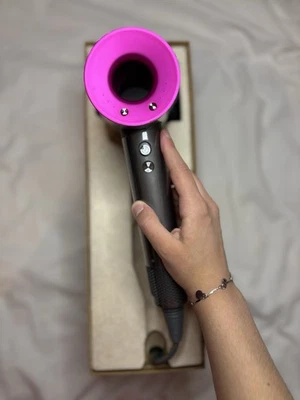 Dyson Supersonic 1600W Hair Dryer - Grey/Fuchsia - Image 1 of 4