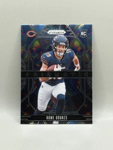 Rome Odunze 2024 Panini Prizm #9 Prizmatic Rookie NM B3 Combined Shipping - Picture 1 of 5