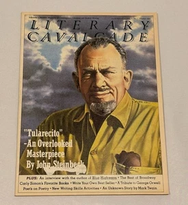 1984 LITERARY CAVALCADE Steinbeck Literature Student School Writing Magazine - Imagen 1 de 10