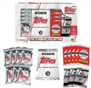 2 Box Lot 2025 Topps Baseball The Flagship Collection SEALED BOX 3 XTRA PAX - Bild 1 von 4