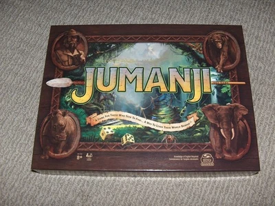 Jumanji The Game Classic Adventure Board Game Spin Master   2021 New Open BOX - Image 1 of 4