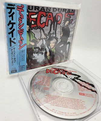 DURAN DURAN Decade The Best Of Duran Duran Japan CD TOCP 5960 w/OBI 14track 1989 - Image 1 of 4