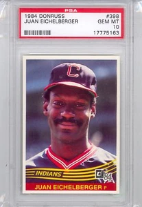 1984 Donruss Juan Eichelberger (#398) PSA10 PSA - Picture 1 of 1