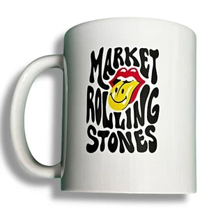 MARKET x ROLLING STONES Smiley Tongue Mug - Brand New / Unused in Bag - Picture 1 of 5